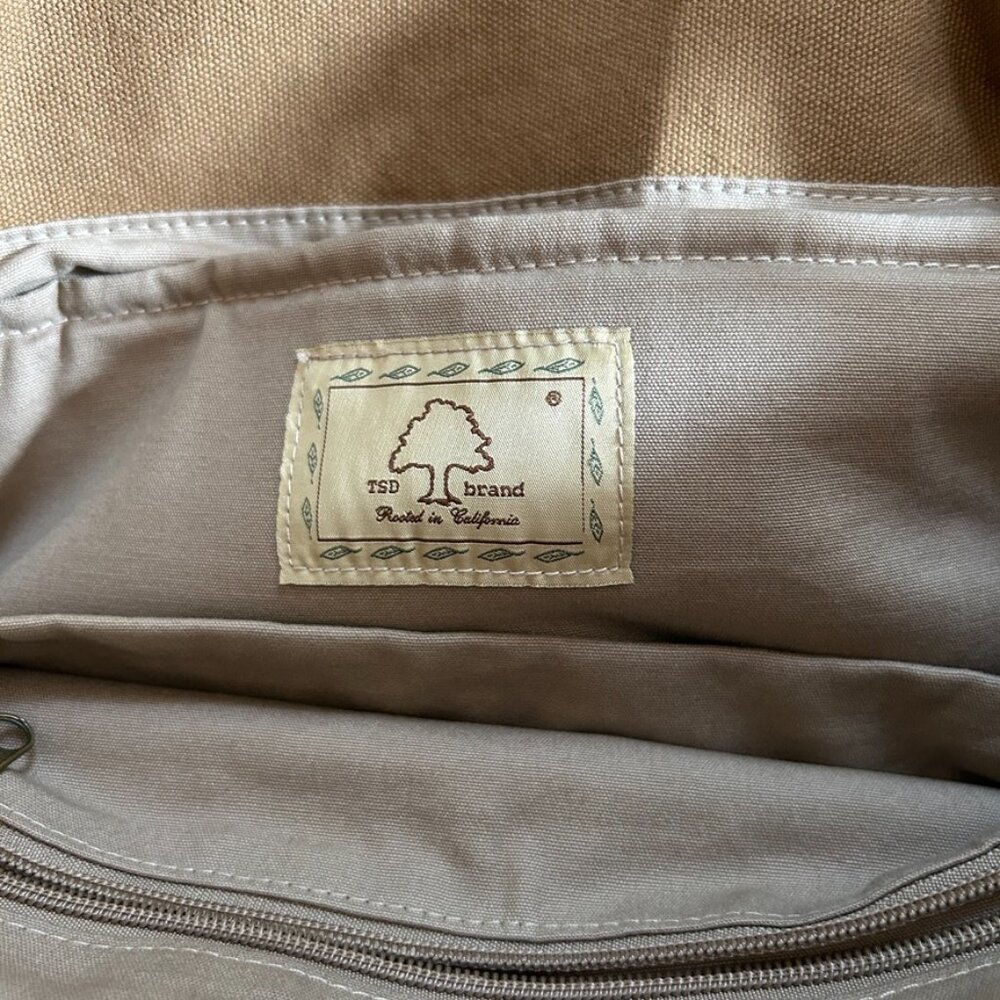 TSD The Same Direction Eco Canvas Leather Tote Laptop Bag - Picture 7 of 7